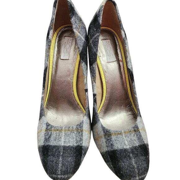 Rachel Rachel Roy Plaid Platform Heels, 6.5 - Picture 2 of 7